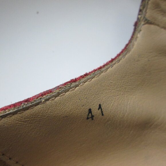 MOMA Woman Leather Oxford Mary Jane Point Toe Shoes Vintage Size EUR 41/10 US - Picture 8 of 9